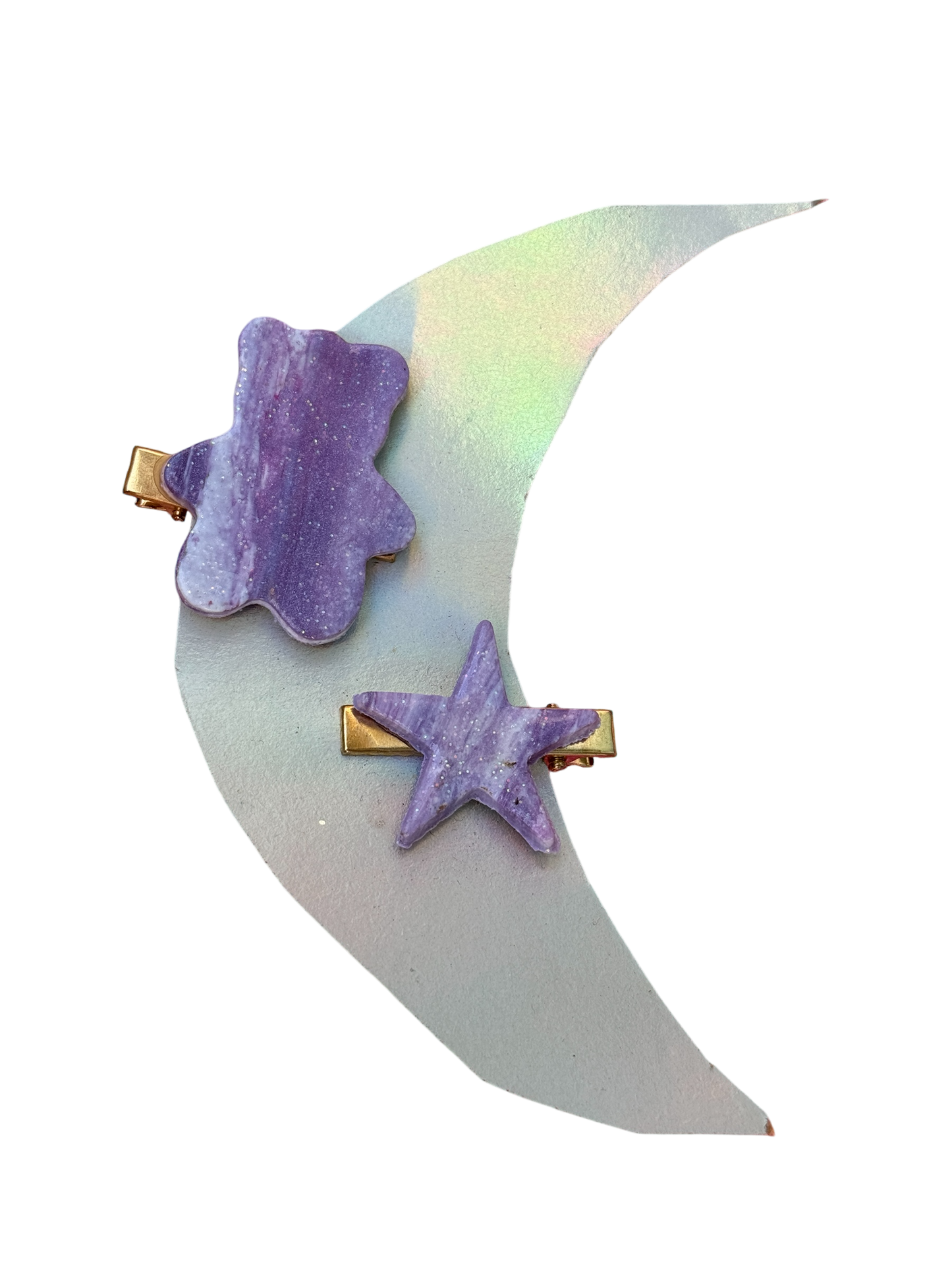 Purple Dream Hair Clip Set