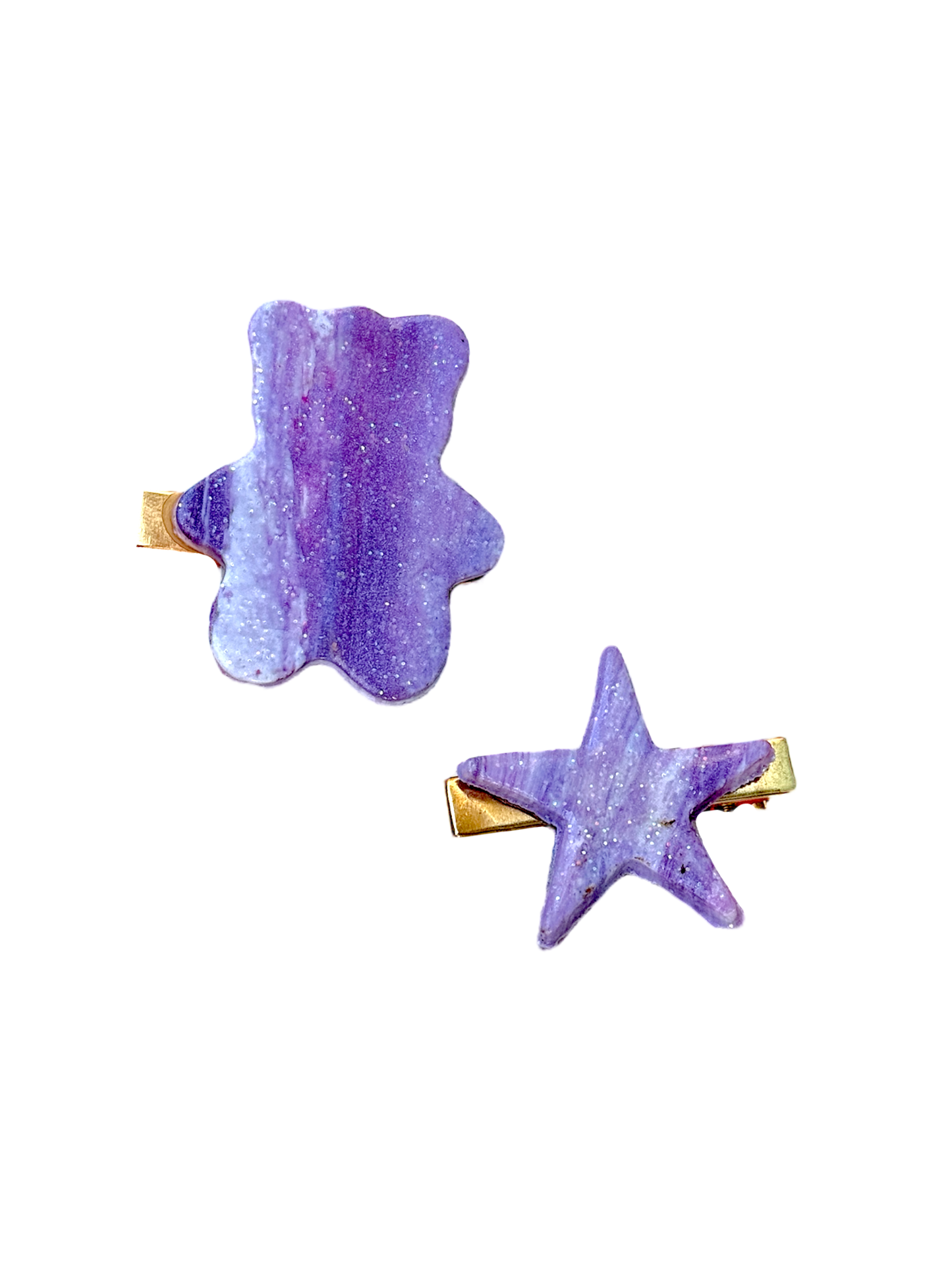 Purple Dream Hair Clip Set