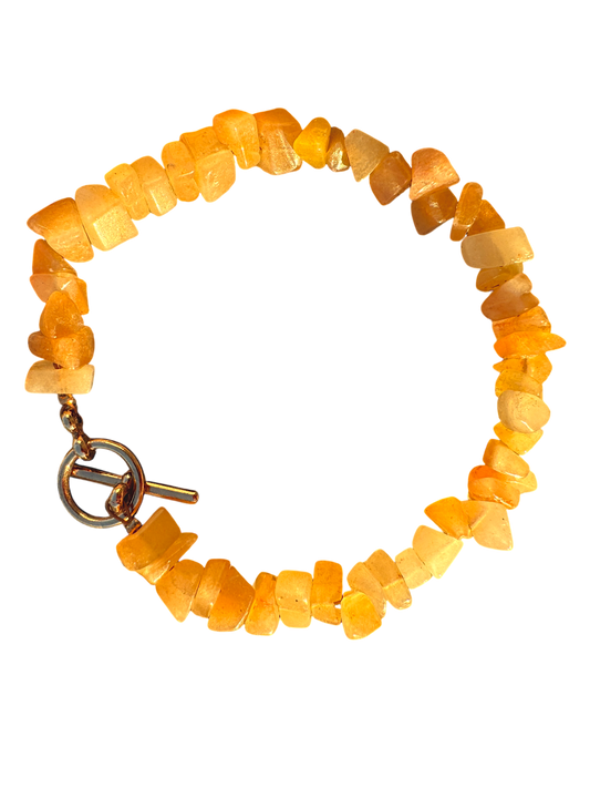 Yellow Agate Bracelet